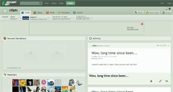 Desktop Screenshot of cl0pin.deviantart.com