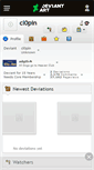 Mobile Screenshot of cl0pin.deviantart.com