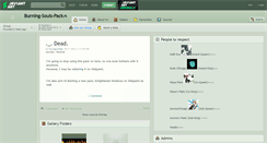Desktop Screenshot of burning-souls-pack.deviantart.com