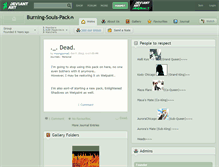 Tablet Screenshot of burning-souls-pack.deviantart.com