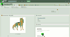 Desktop Screenshot of houndoom2005.deviantart.com