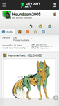 Mobile Screenshot of houndoom2005.deviantart.com