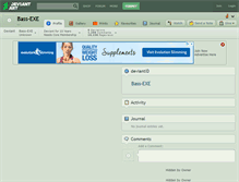 Tablet Screenshot of bass-exe.deviantart.com