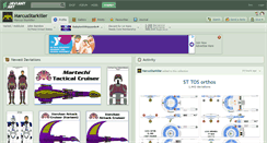 Desktop Screenshot of marcusstarkiller.deviantart.com
