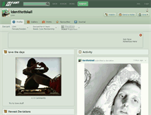 Tablet Screenshot of identitetiskall.deviantart.com