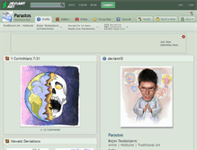 Tablet Screenshot of parastos.deviantart.com