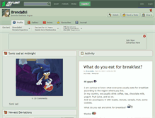 Tablet Screenshot of brendabsi.deviantart.com