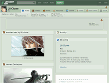 Tablet Screenshot of lil-clover.deviantart.com