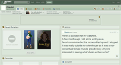 Desktop Screenshot of cheviot.deviantart.com