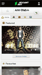 Mobile Screenshot of amr-diab.deviantart.com