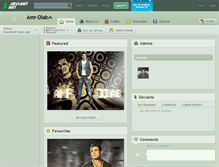 Tablet Screenshot of amr-diab.deviantart.com