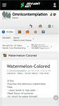 Mobile Screenshot of omnicontemplation.deviantart.com