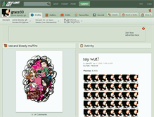 Tablet Screenshot of grace30.deviantart.com