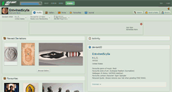 Desktop Screenshot of entwinedscylla.deviantart.com