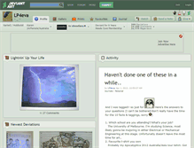 Tablet Screenshot of lp4eva.deviantart.com