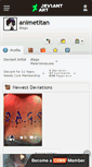 Mobile Screenshot of animetitan.deviantart.com