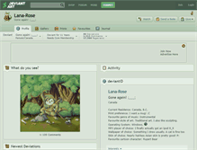 Tablet Screenshot of lana-rose.deviantart.com