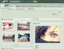 Tablet Screenshot of joesie.deviantart.com