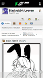 Mobile Screenshot of blackrabbit-leeyan.deviantart.com