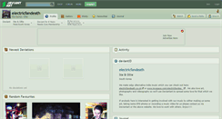 Desktop Screenshot of electricfandeath.deviantart.com