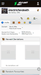 Mobile Screenshot of electricfandeath.deviantart.com