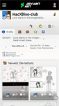 Mobile Screenshot of macxbloo-club.deviantart.com