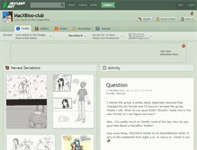 Tablet Screenshot of macxbloo-club.deviantart.com