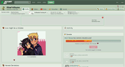 Desktop Screenshot of kirari-kitsune.deviantart.com