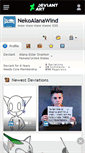 Mobile Screenshot of nekoalanawind.deviantart.com