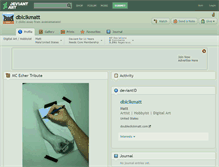 Tablet Screenshot of dblclkmatt.deviantart.com