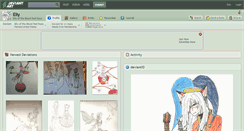 Desktop Screenshot of eliy.deviantart.com