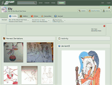 Tablet Screenshot of eliy.deviantart.com