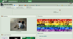 Desktop Screenshot of internet-addict.deviantart.com