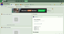 Desktop Screenshot of demonroyal.deviantart.com