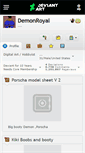 Mobile Screenshot of demonroyal.deviantart.com
