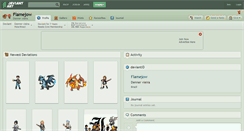 Desktop Screenshot of flamejow.deviantart.com