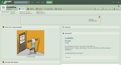 Desktop Screenshot of crystallina.deviantart.com