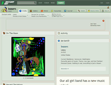 Tablet Screenshot of leasers.deviantart.com