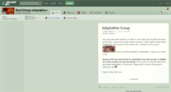 Desktop Screenshot of blacksheep-adoptable.deviantart.com