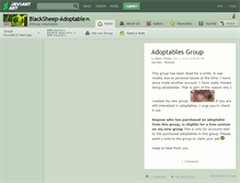 Tablet Screenshot of blacksheep-adoptable.deviantart.com