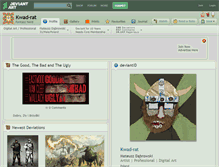 Tablet Screenshot of kwad-rat.deviantart.com