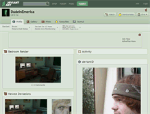 Tablet Screenshot of dudeinemerica.deviantart.com
