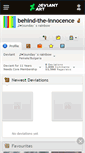 Mobile Screenshot of behind-the-innocence.deviantart.com