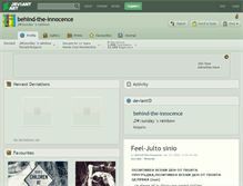 Tablet Screenshot of behind-the-innocence.deviantart.com