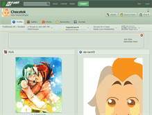 Tablet Screenshot of chocotok.deviantart.com