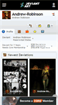 Mobile Screenshot of andrew-robinson.deviantart.com