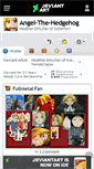 Mobile Screenshot of angel-the-hedgehog.deviantart.com