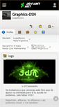 Mobile Screenshot of graphics-dsn.deviantart.com