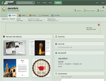 Tablet Screenshot of danielbrb.deviantart.com