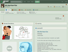 Tablet Screenshot of miz-morrison-fan.deviantart.com